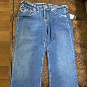 True Religion women's jeans Billie mid-rise straight size 29